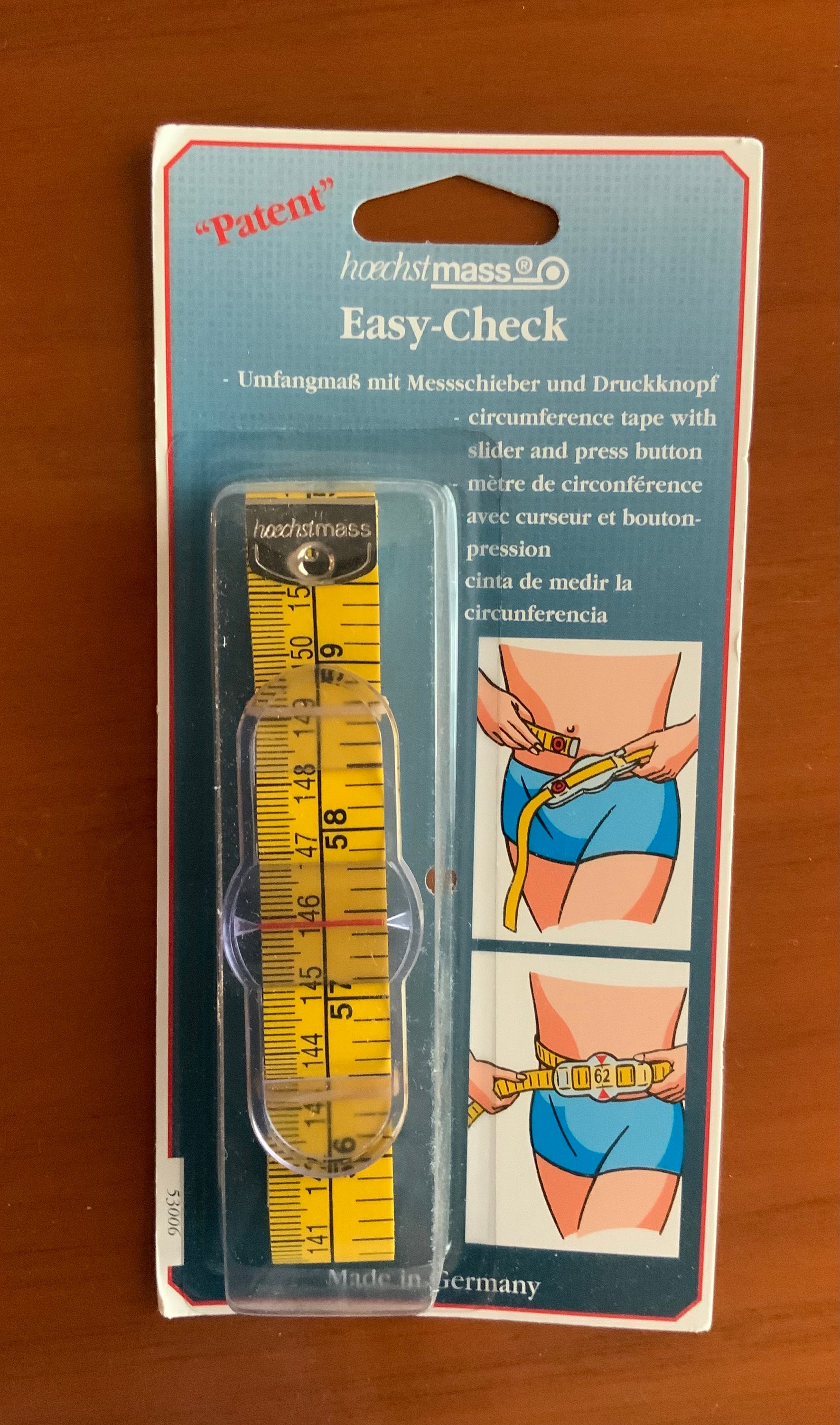 60 Easy Check Snap n Slide Tape Measure – Zede's Sewing Studio