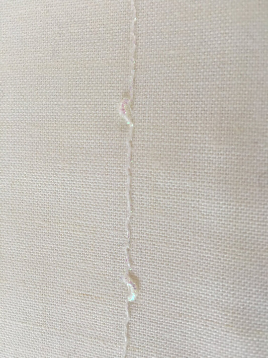 Lurex Embroidered Linen