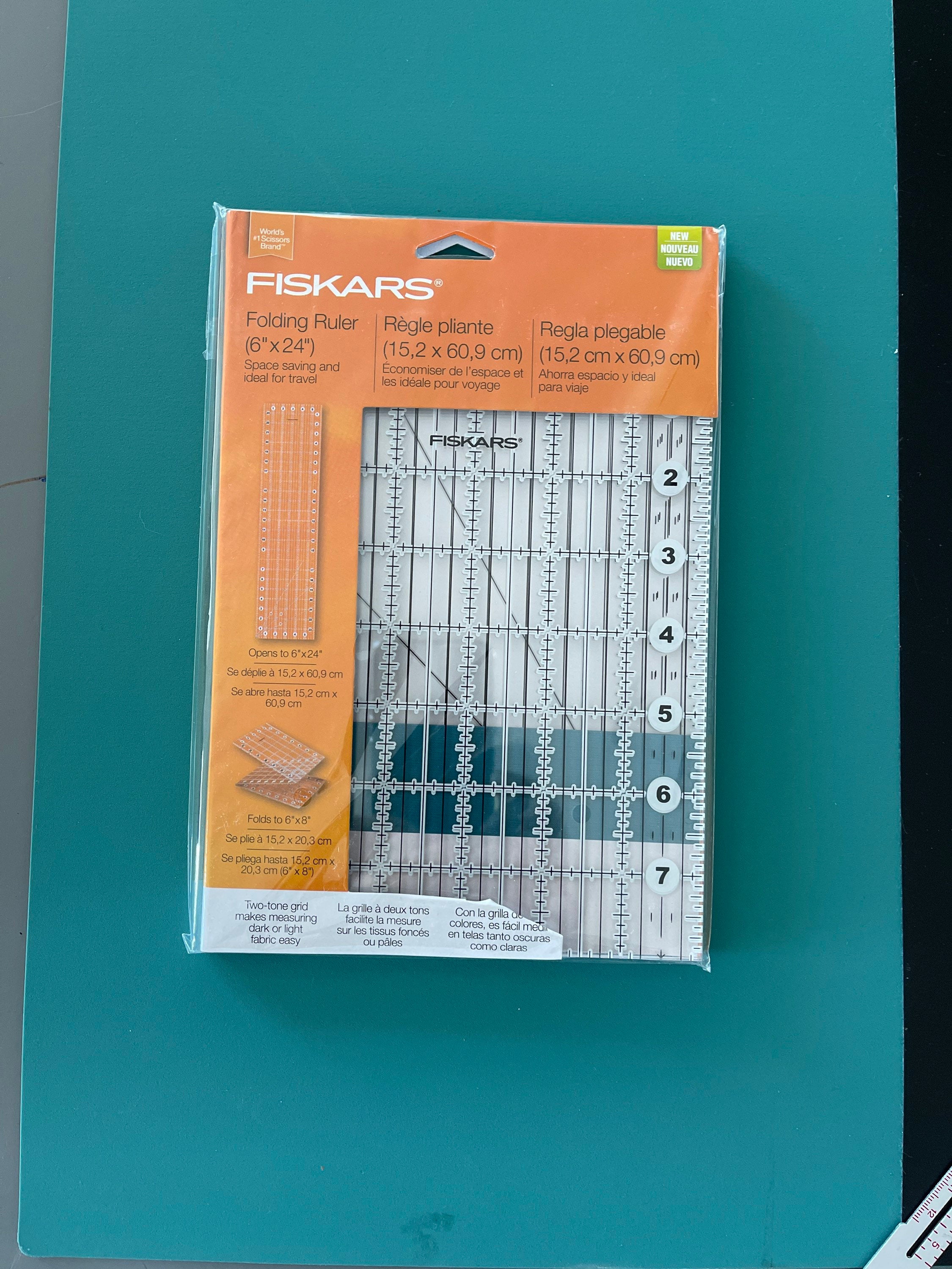 Fiskars Folding Ruler 6” x 24” – Helen Haughey Designs